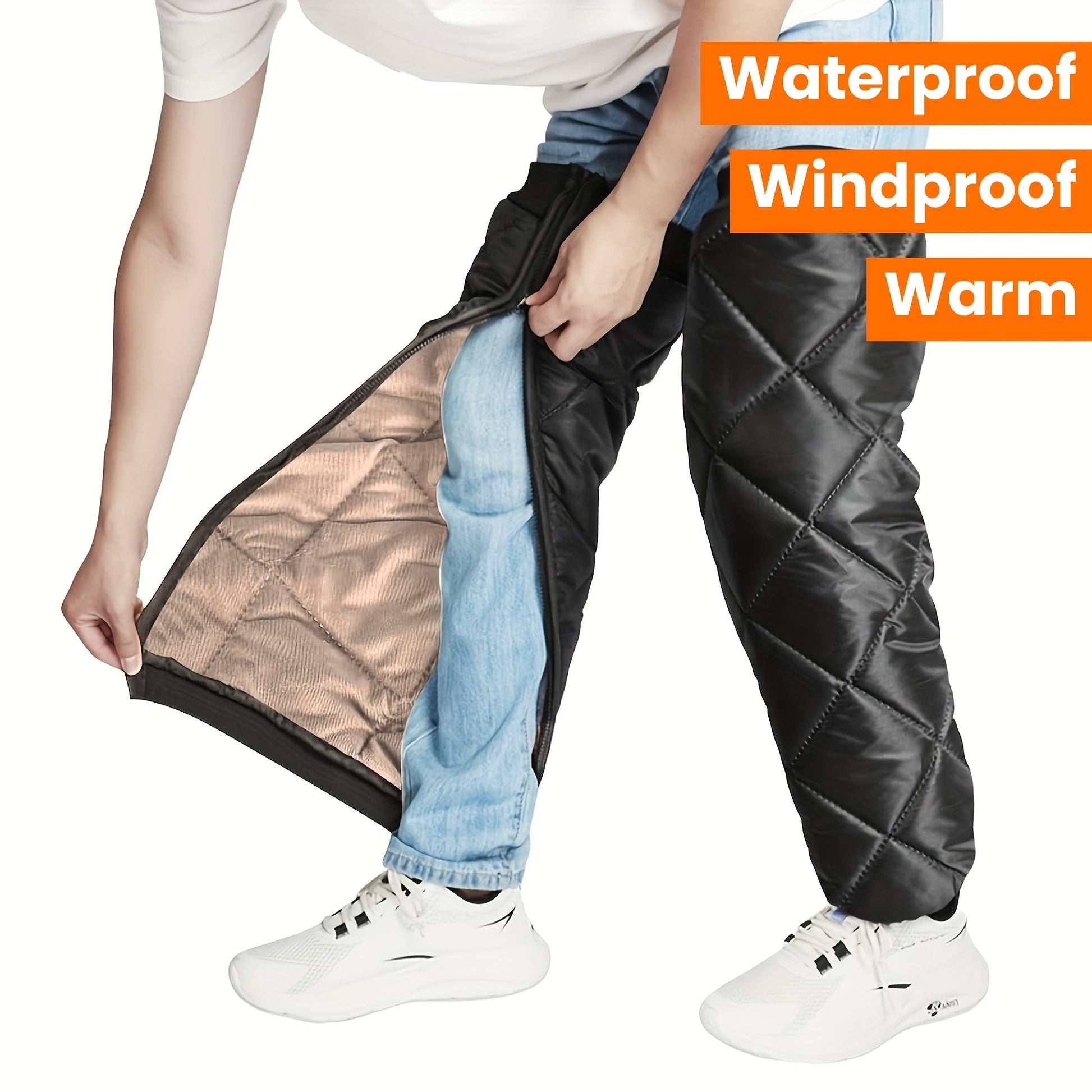 Winter Windproof Leg Shields Knee Pads Set-1