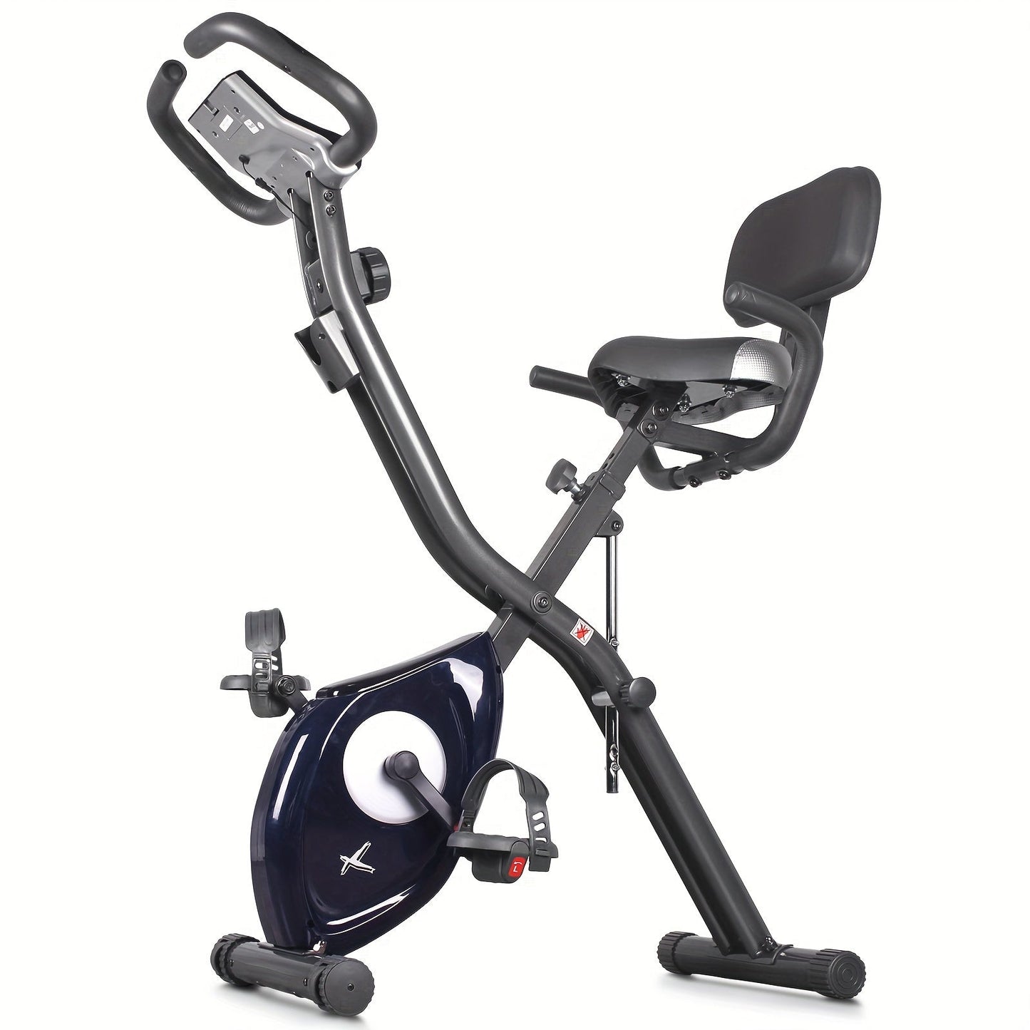 Ultra-Quiet Foldable X-Bike – Magnetic Resistance Exercise Bike
