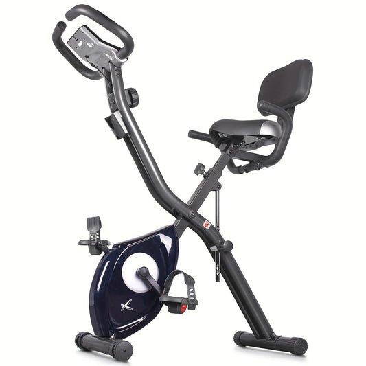 Ultra-Quiet Foldable X-Bike – Magnetic Resistance Exercise Bike