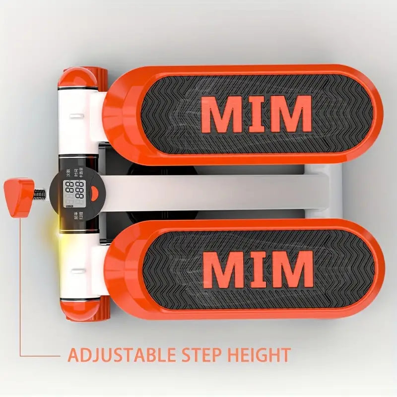 Mini Stepping Machine with Balance Training Pedal and Pull Rope-4