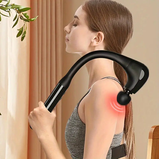 1pc High-Powered Fascia Gun Massage Tool-Black