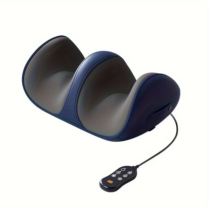 Rechargeable heated leg and foot massager with deep kneading and soothing heat therapy. Relieve muscle tension and boost circulation anywhere.