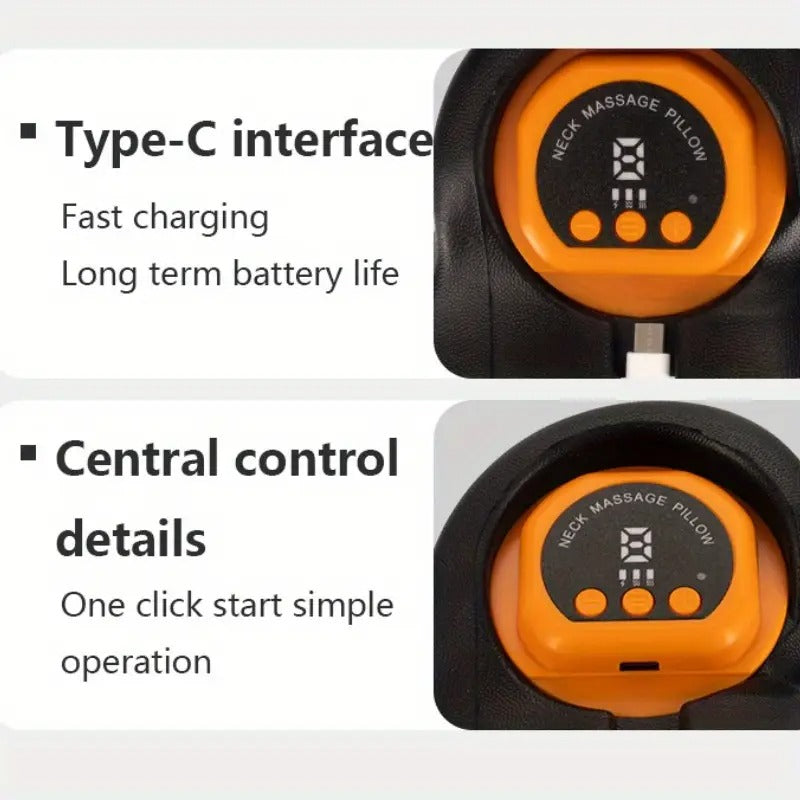 Electric Neck and Shoulder Massager with Heat-4