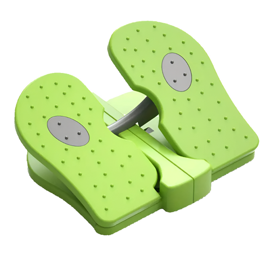 Compact foldable mini fitness stepper for home workouts. Adjustable incline, battery-free design, and smooth stepping for leg toning and cardio training.